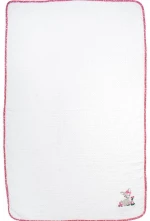 Κουβέρτα Πικέ Κούνιας (100x160) Deer 197 White-Pink Dimcol