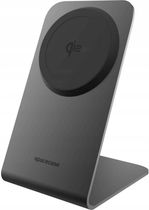 Ασύρματος Φορτιστής Spacecase WM13B Wireless Charger MagCharge Βάση MagSafe Qi2 15W - Space Gray (5905719138363)
