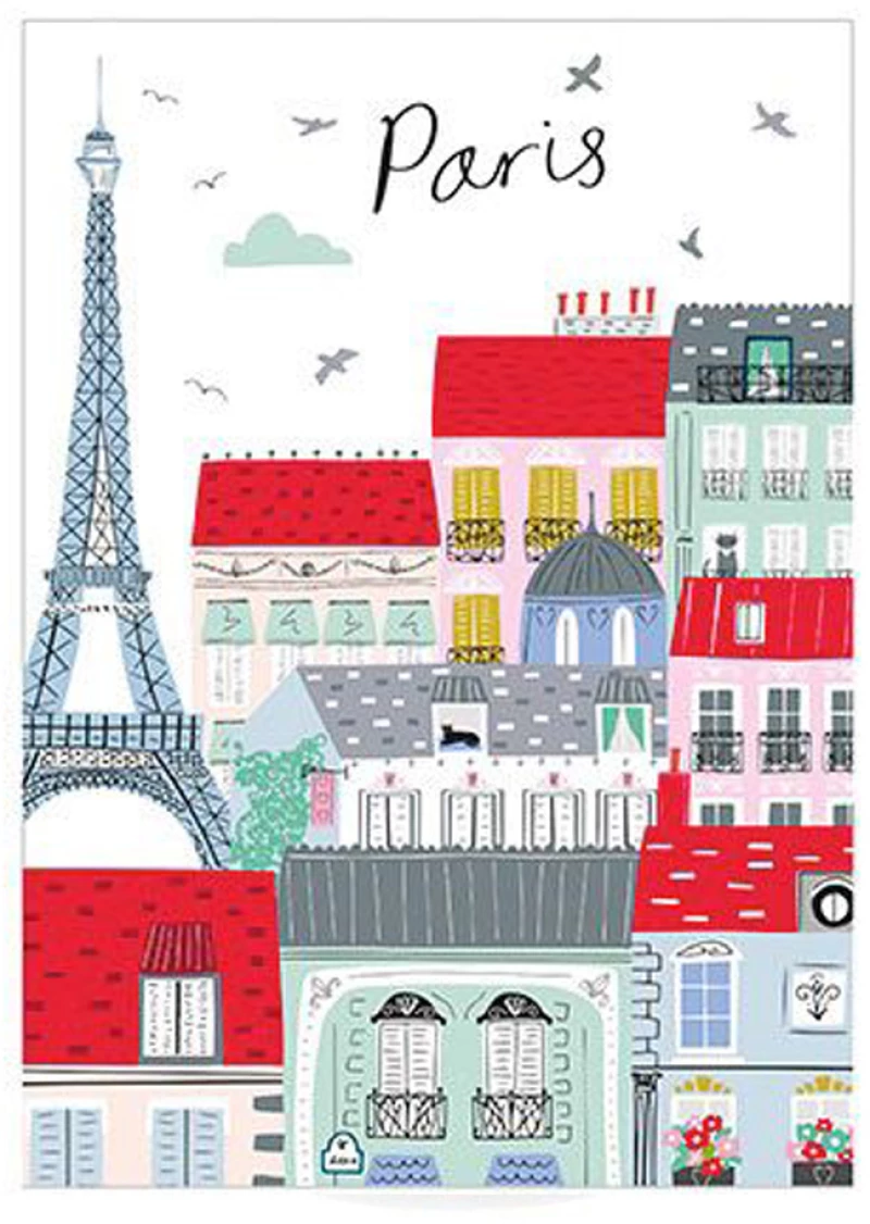 KIUB PARIS ΣΗΜΕΙΩΜΑΤΑΡΙΟ ΚΑΡΦΙΤΣΑ Α5 ΡΙΓΕ PARIS TOITS (#54CARA532F02)