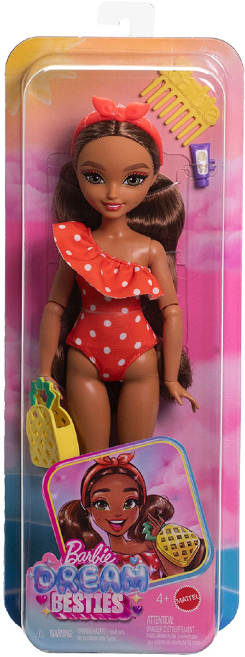 BARBIE DREAM BESTIES IMPULSE ΚΟΥΚΛΑ ΜΕ ΠΟΥΑ ΚΟΚΚΙΝΟ ΜΑΓΙΩ (#JGH85)