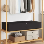 vidaXL Κουτί αποθήκευσης 6 pcs Ανθρακί 100 x 50 x 18 εκ. Ύφασμα