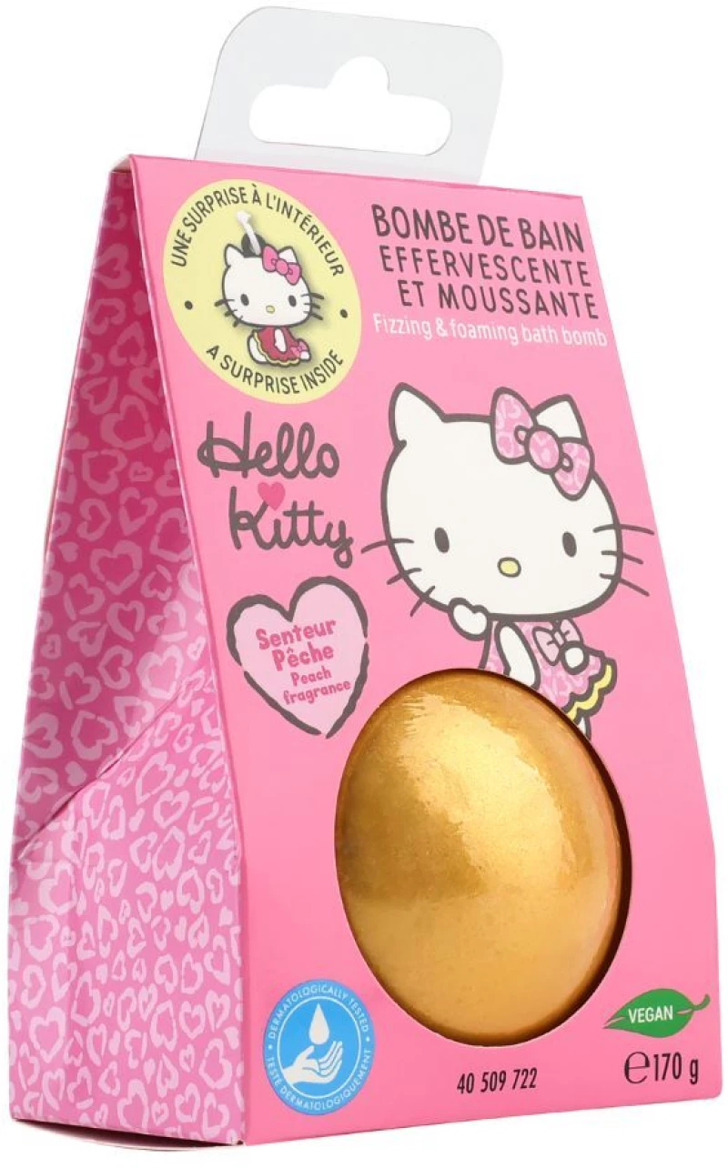 ORION Take Care Bath Bomb Hello Kitty Με Άρωμα Ροδάκινο 170g