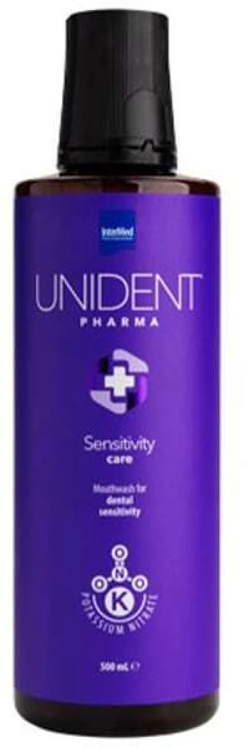 UNIDENT Pharma Mouthwash Sensitivity Care Στοματικό Διάλυμα Για Ευαίσθητα Δόντια, 500ml