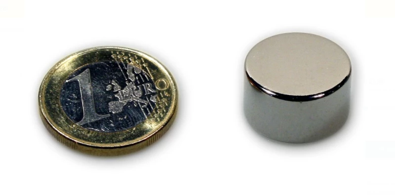 Μαγνήτης Δίσκος Φ18x10mm Νεοδυμίου Δύναμη Έλξης 10kg