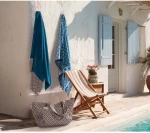 Πετσέτα Θαλάσσης Nef-Nef Sparkle Fringes Coral 90x170
