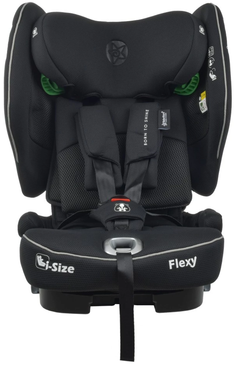Κάθισμα Αυτοκινήτου Bebe Stars Flexy Isofix I-Size 76-150Cm Black 934-188