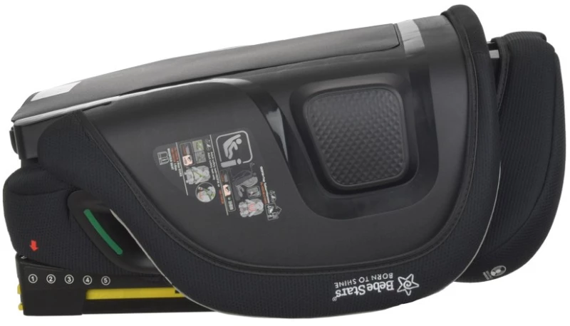 Κάθισμα Αυτοκινήτου Bebe Stars Flexy Isofix I-Size 76-150Cm Black 934-188