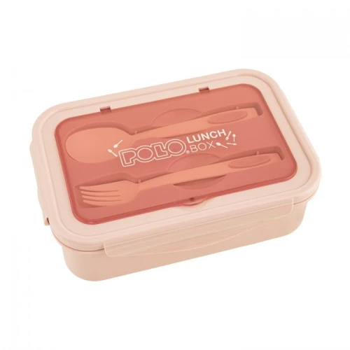 Polo Δοχείο Φαγητού Pink 1100ml