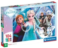 CLEMENTONI PUZZLE 104 ΤΕΜ SUPER COLOR DISNEY FROZEN  88275 / 25045