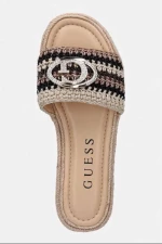 Guess FLJKLIFAB03 Γυναικεία Σανδάλια Μαύρα