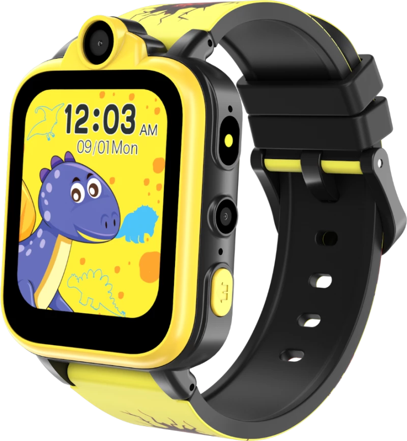 Simple Art XT23 Παιδικό Smartwatch με Παιχνίδια και Κλήσεις Κίτρινο