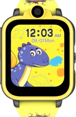 Simple Art XT23 Παιδικό Smartwatch με Παιχνίδια και Κλήσεις Κίτρινο