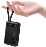 Hoco J171 Edge Power Bank 10.000mAh με USB-C & Lightning 22.5W Fast Charging Μαύρο