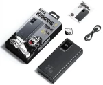 Wekome  WP-93 Power bank με Οθόνη LED Power Delivery 20.000mAh 4x USB & USB Type-C 27W Μαύρο