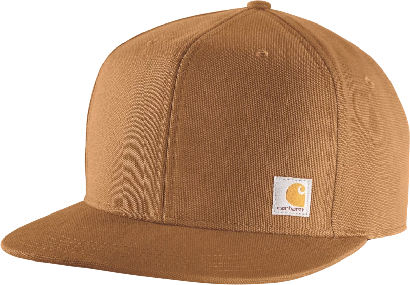 Καπέλο Firm Duck Flat Brim Cap Carhartt Brown Carhartt 106665-211