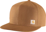 Καπέλο Firm Duck Flat Brim Cap Carhartt Brown Carhartt 106665-211