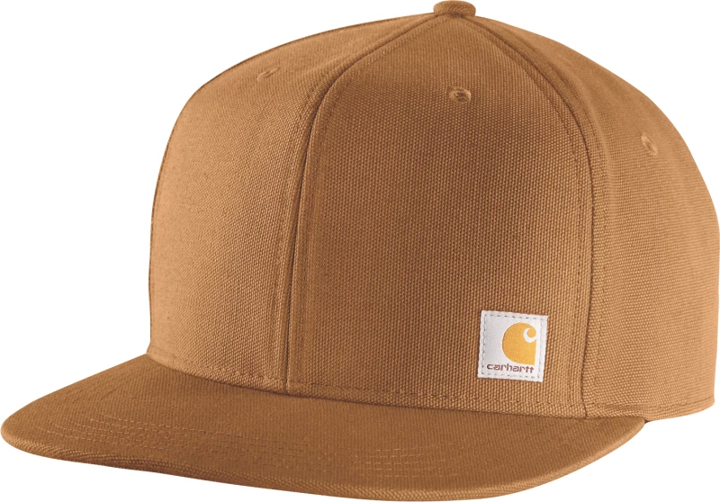 Καπέλο Firm Duck Flat Brim Cap Carhartt Brown Carhartt 106665-211