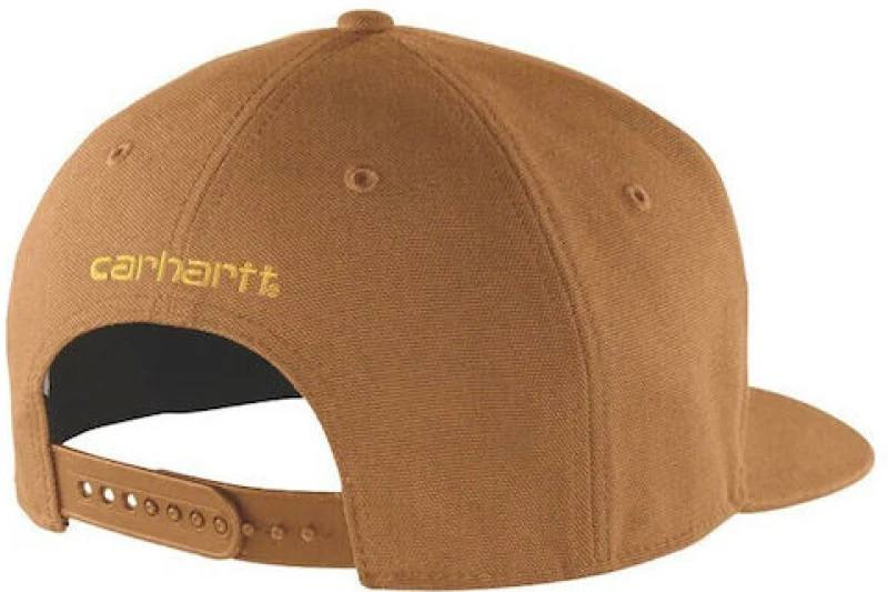 Καπέλο Firm Duck Flat Brim Cap Carhartt Brown Carhartt 106665-211