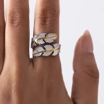 Γυναικείo Δαχτυλίδι CB80577 Ατσάλι - Χρυσό/Ασημί