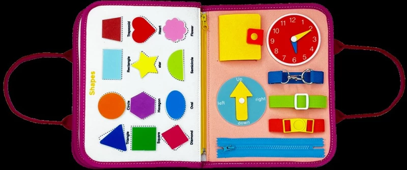 Πίνακας δραστηριοτήτων - Activity board -  Mini ταμπλό δραστηριοτήτων- Παιχνίδια Montessori, πριγκίπισσες