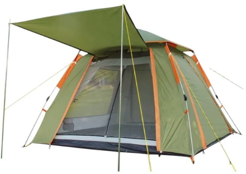 Σκηνή Camping 3 ατόμων με σκίαστρα - YB3021 - 2x2m - 960002 - Green