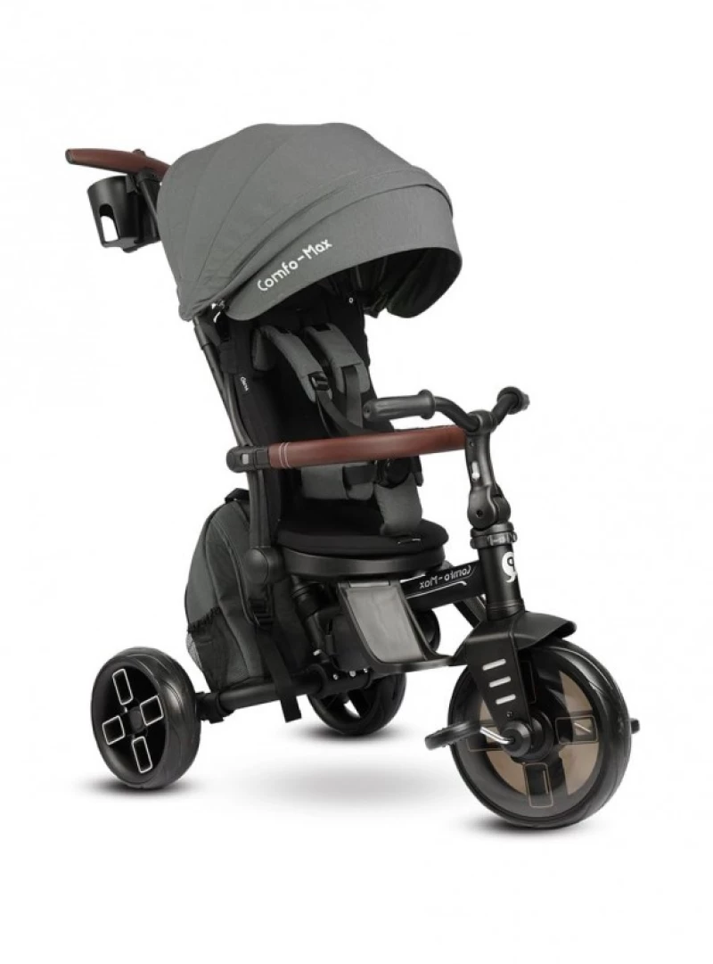 Qplay ΤΡΙΚΥΚΛΟ ΠΤΥΣΣΟΜΕΝΟ ΠΟΔΗΛΑΤΟ COMFO MAX 7 in1 GREY 5061047482285