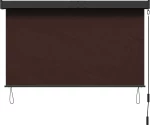 vidaXL Ρόλερ Καφέ 160 x 250 cm Ύφασμα και Αλουμίνιο