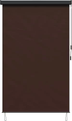 vidaXL Ρόλερ Καφέ 160 x 250 cm Ύφασμα και Αλουμίνιο