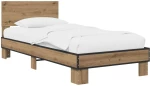 vidaXL Κρεβάτι με Κεφαλάρι Artisan Δρυς 80 x 200 cm Επεξεργασμένο Ξύλο