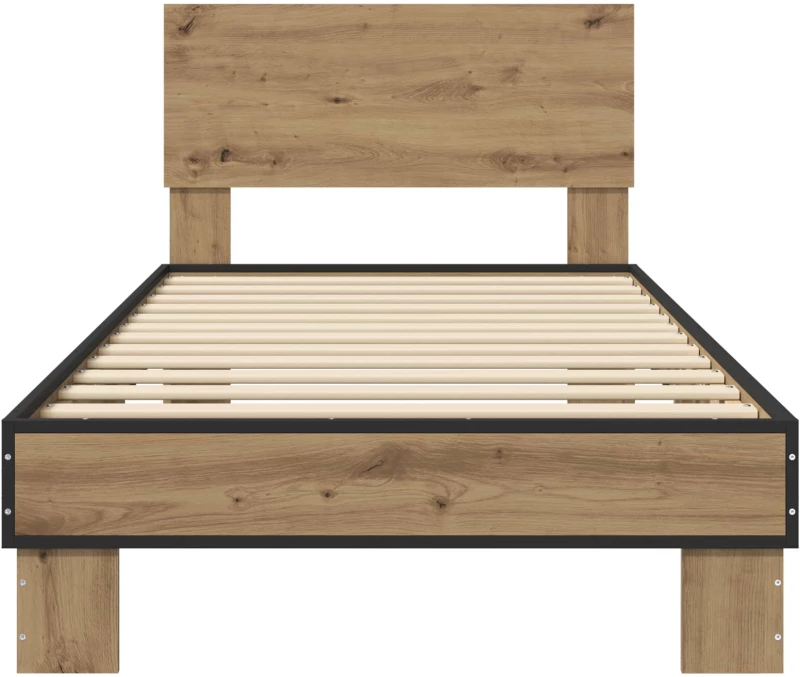 vidaXL Κρεβάτι με Κεφαλάρι Artisan Δρυς 80 x 200 cm Επεξεργασμένο Ξύλο