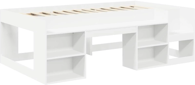 vidaXL Κρεβάτι με Τόνελ 3 pcs Λευκό Μηχανικά επεξεργασμένο ξύλο