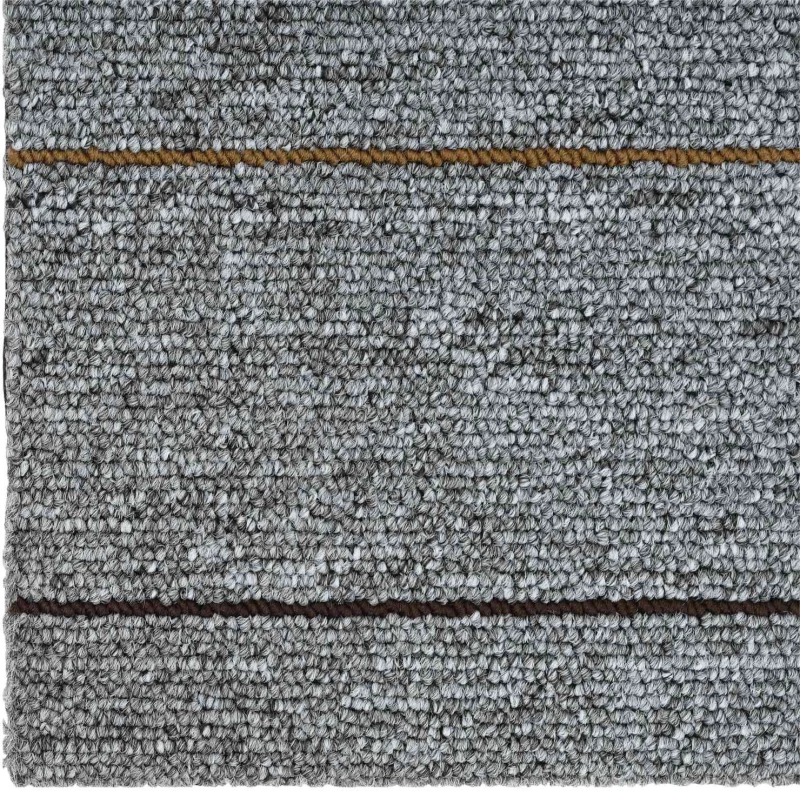 vidaXL Πλακάκι Χαλιού Ανοιχτό γκρι με ρίγα 50 x 50 cm 4 pcs