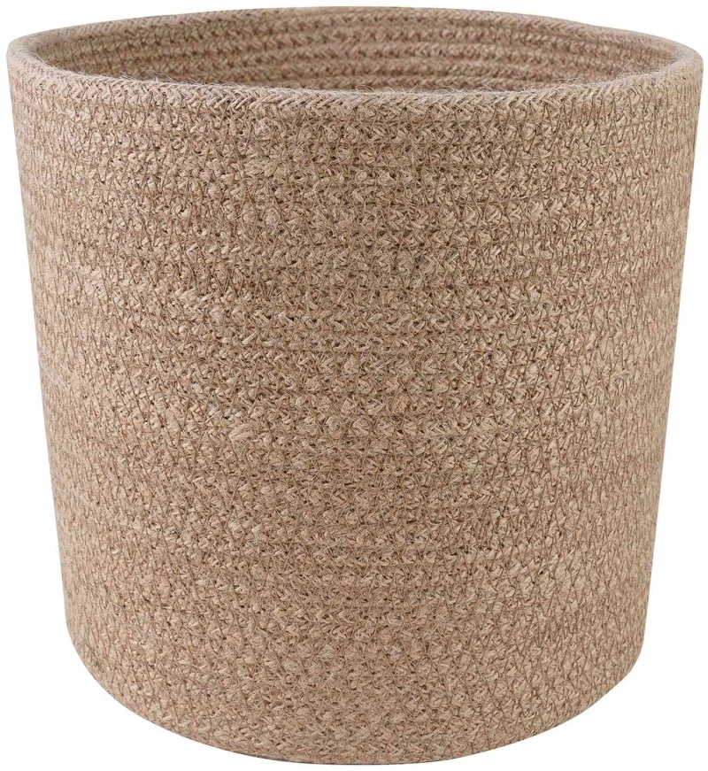 vidaXL Σετ Γλαστρών 2 pcs Φυσικό Ø 21 x 21 εκ 100% Γιούτα Τοσσά