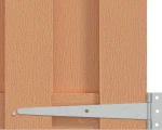 vidaXL Πύλη Κήπου 100 x 150 cm WPC και Αλουμίνιο Καφέ