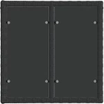 vidaXL Σετ Καναπέ Κήπου 4 pcs Μαύρο και Κρεμ Λευκό συνθετικό ρατάν