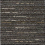 vidaXL Πλακάκι Χαλιού Ριγέ ανοιχτό καφέ 50 x 50 cm 4 pcs