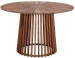 Τραπέζι Κήπου Cristobal HM6234 Φ120x76cm Natural