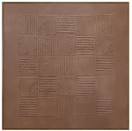 Πίνακας σε καμβά καφέ γύψινος 60x60cm Espiel FAL320