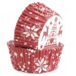 Θήκες Για Cupcake Με Χριστουγεννιάτικα Σχέδια Scrap Cooking 36τεμ. SCC-5088