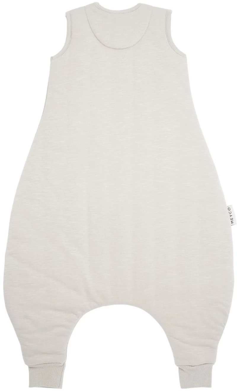 Meyco Υπνόσακος με πόδια Slub grey (9 μηνών – 5 ετών) - 80cm