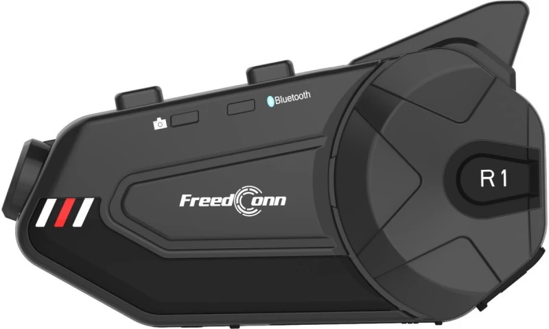 FreedConn R1 Plus Μονή Ενδοεπικοινωνία για Κράνος Μηχανής με Bluetooth & Κάμερα