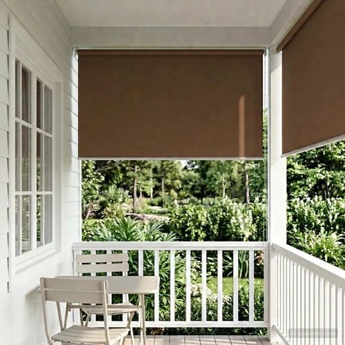 vidaXL Ρολό Κουρτίνα UV Προστασία Taupe 120 x 140 cm Πολυεστέρας