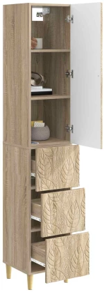 vidaXL Σέτ Ντουλαπιών 2 pcs Sonoma Δρυς 33 x 34,5 x 90 εκ