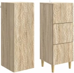 vidaXL Σέτ Ντουλαπιών 2 pcs Sonoma Δρυς 33 x 34,5 x 90 εκ