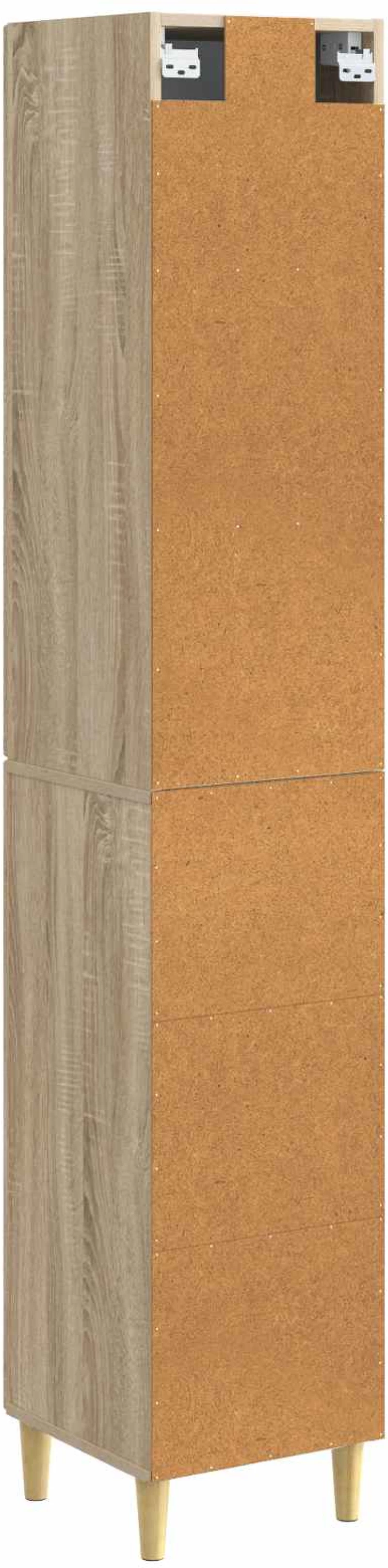 vidaXL Σέτ Ντουλαπιών 2 pcs Sonoma Δρυς 33 x 34,5 x 90 εκ