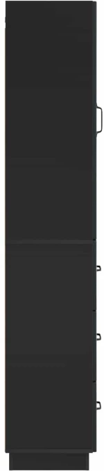 vidaXL Σέτ Ντουλαπιών 2 pcs Μαύρο 33 x 34,5 x 87 εκ.