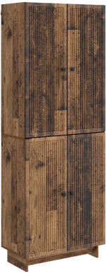 vidaXL Σέτ Ντουλαπιών 2 pcs Παλαιωμένο ξύλο 66 x 34,5 x 90 εκ
