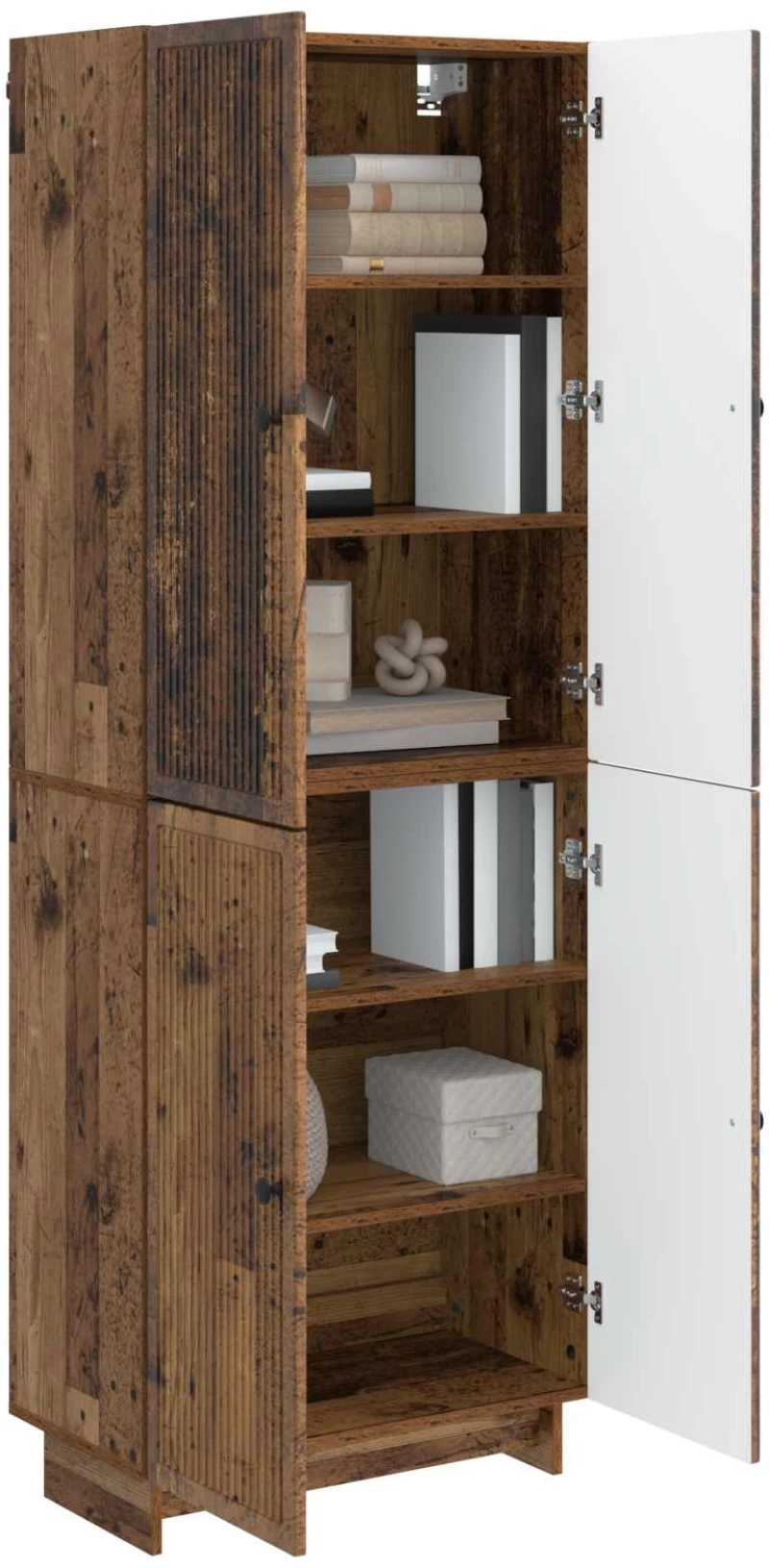 vidaXL Σέτ Ντουλαπιών 2 pcs Παλαιωμένο ξύλο 66 x 34,5 x 90 εκ