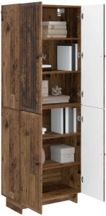 vidaXL Σέτ Ντουλαπιών 2 pcs Παλαιωμένο ξύλο 66 x 34,5 x 90 εκ