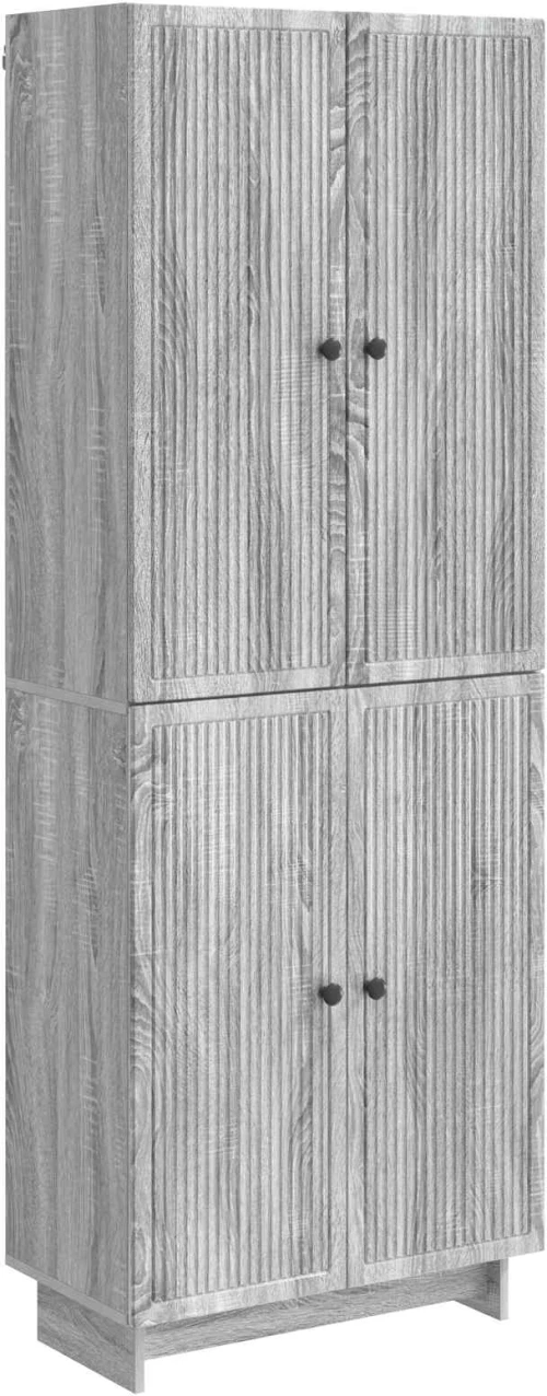 vidaXL Σέτ Ντουλαπιών 2 pcs Γκρι Sonoma 66 x 34,5 x 90 εκ